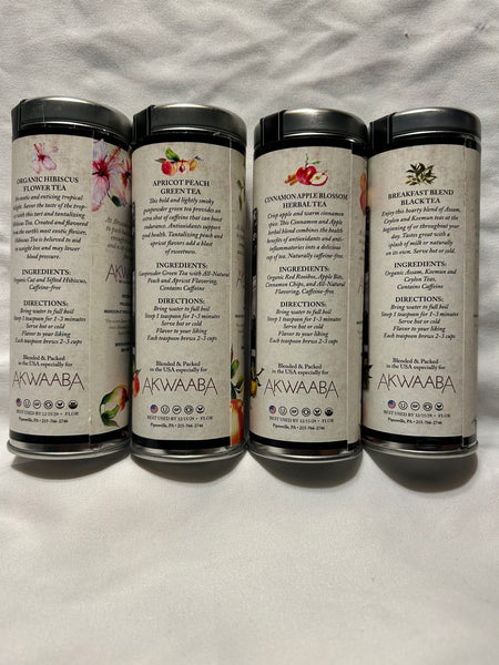 Akwaaba SpecialTEA Slim Tin (Premium Loose Tea)